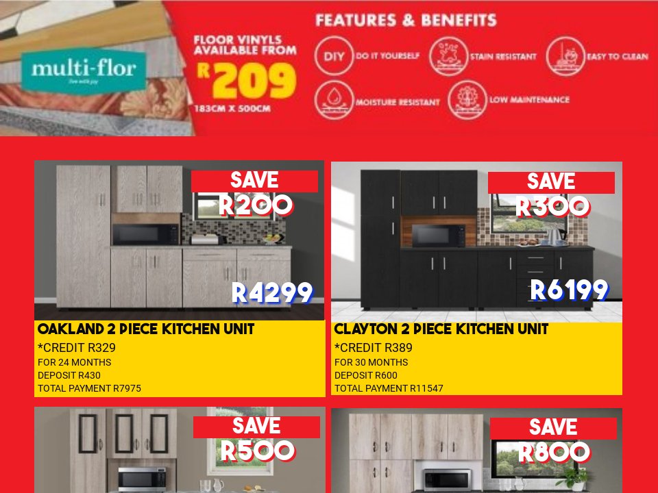 Save More Kitchen Units Russles Full Catalogue